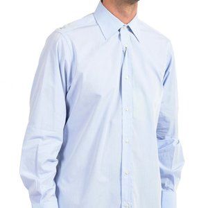 Dolce&Gabbana Men's Blue Long Sleeve Dress Shirt